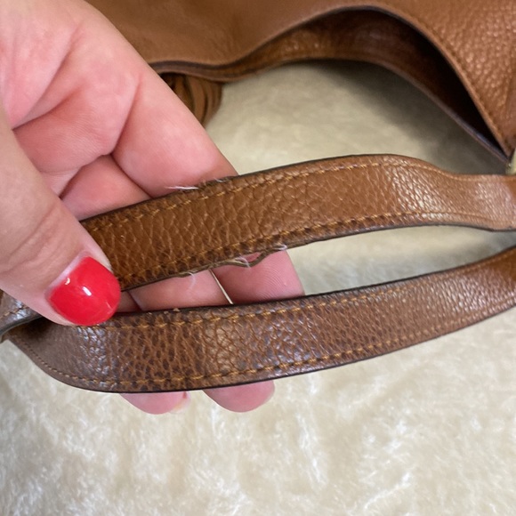 Michael Kors Brown Large Leather Shoulder Bag - Picture 7 of 10